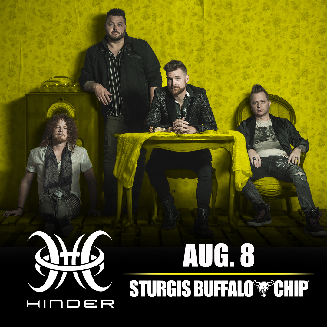 Hinder at the Legendary Buffalochip 8-8-2025